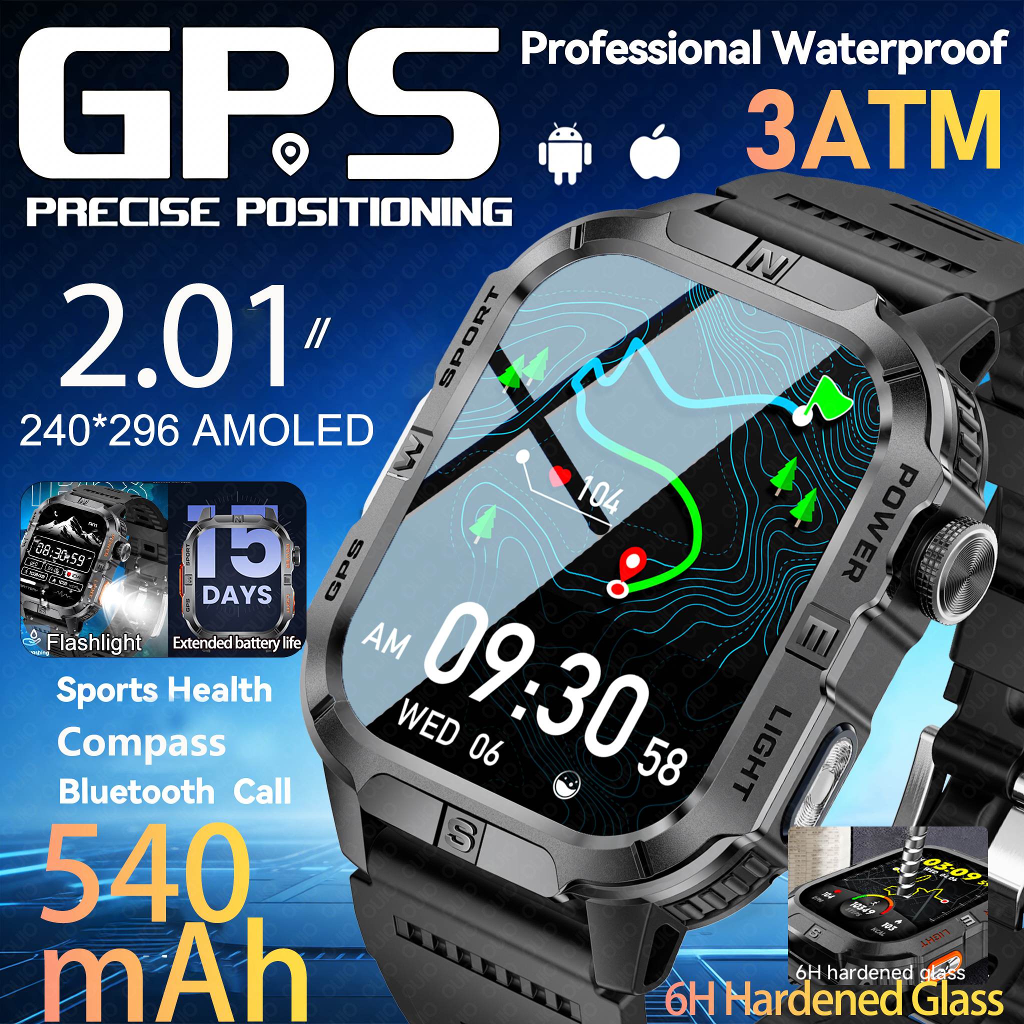 Outdoor Lighting Track - 2026 New Smart Watch GPS Motion