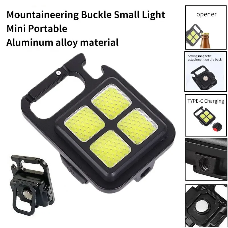 Outdoor Lighting Permanent - High Bright COB LED Flashlight Multifunctional
