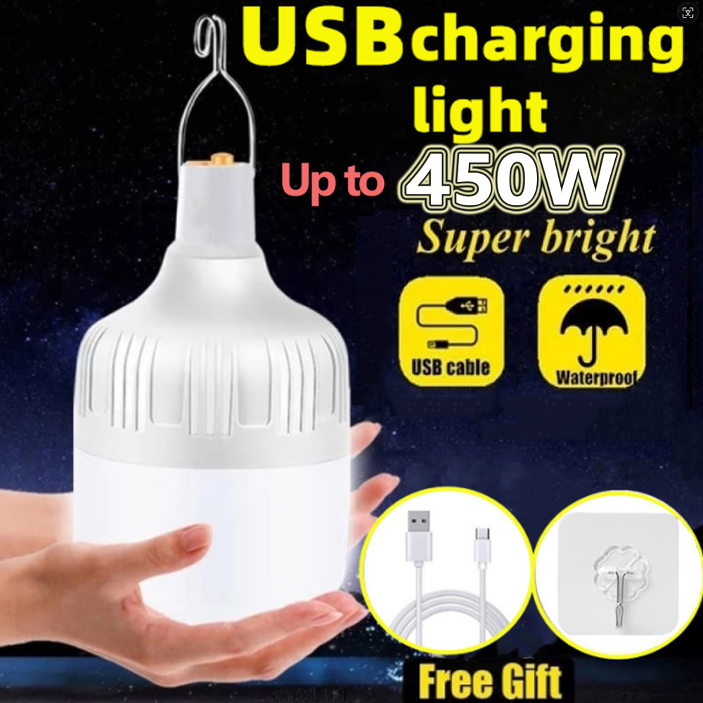 Outdoor Lighting Ideas - Portable Outdoor BBQ Camping Lights USB