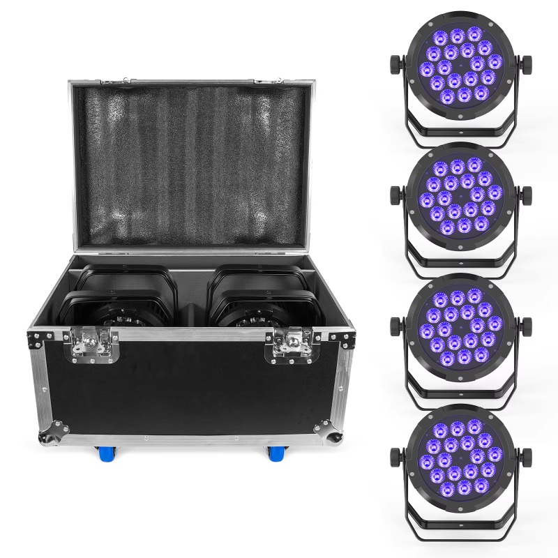 Outdoor Lighting Ip65 - 4Pcs 18X10W IP65 Waterproof Par Light