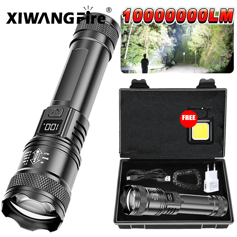 Outdoor Lighting Lumen - Ultra Bright LED Flashlight 2000LM Type-C
