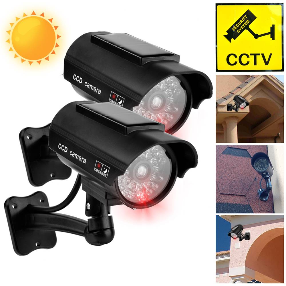 Outdoor Lighting Permanent - Outdoor Solar Simulation Camera Waterproof Dummy