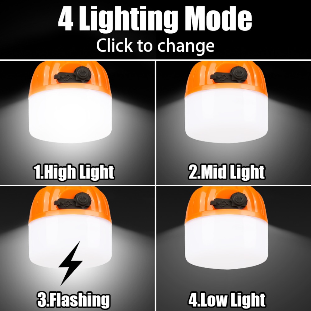 Portable Mini Camping Lamp 4 L - Outdoor Lighting For Camping ulasan dan harga