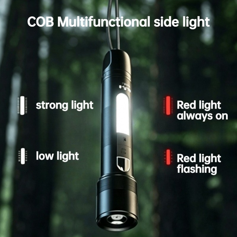 Multi Functional LED Flashligh - Outdoor Lighting For Camping ulasan dan harga