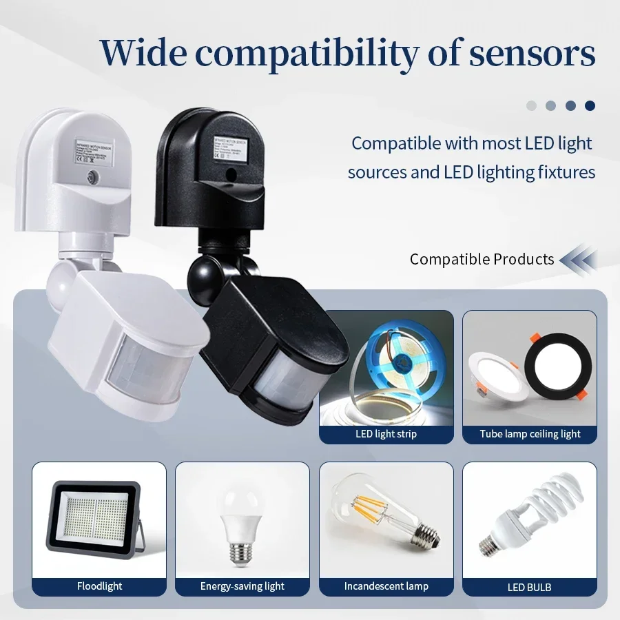 110-240V PIR Motion Sensor 12V - Outdoor Lighting Motion Sensor ulasan dan harga