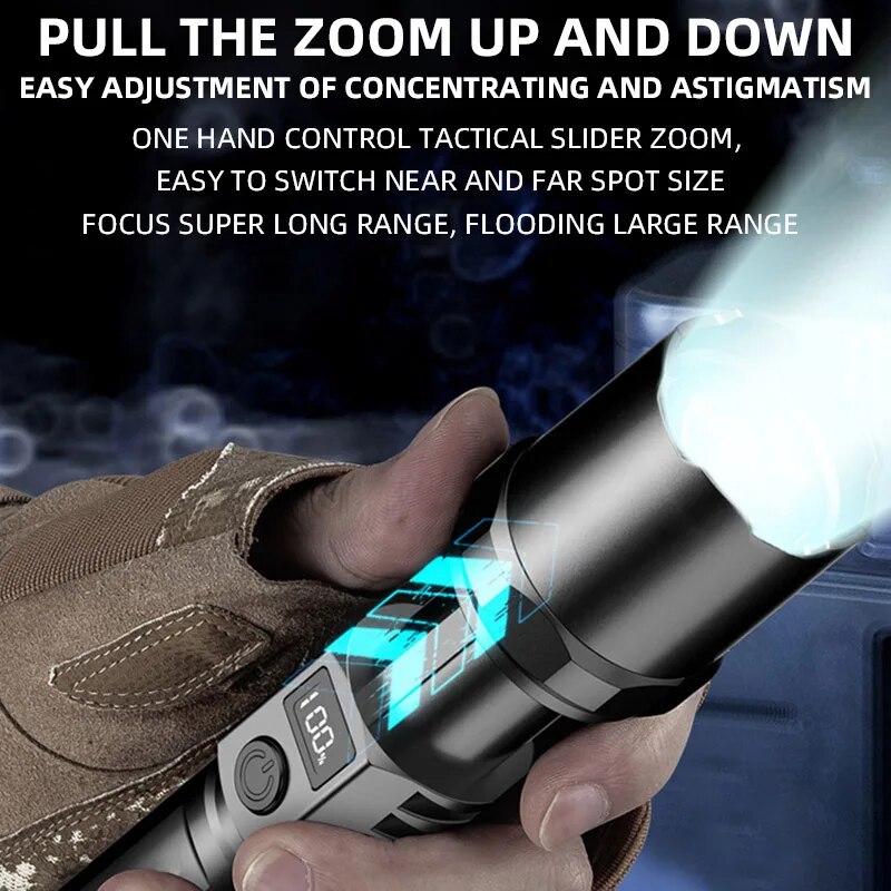 High Power XHP100 Led Flashlig - Outdoor Lighting Ideas ulasan dan harga