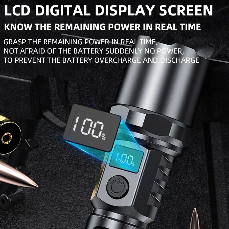 High Power XHP100 Led Flashlig - Outdoor Lighting Ideas ulasan dan harga