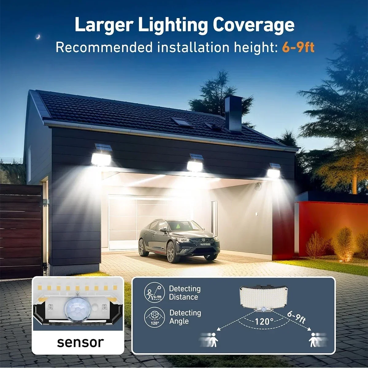 234LED Solar Outdoor Lights Mo - Outdoor Lighting Motion Sensor ulasan dan harga