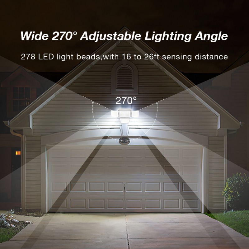 Solar Outdoor Light with 278 L - Outdoor Lighting For Your Yard ulasan dan harga