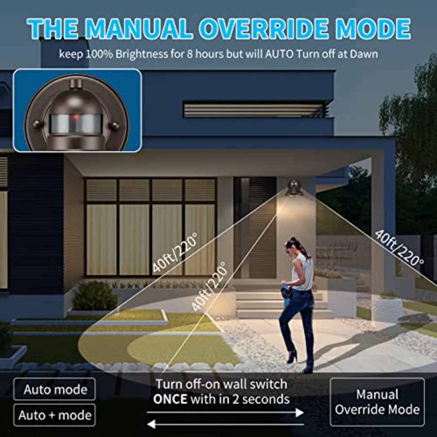 2 Pack Motion Sensor Outdoor L - Outdoor Lighting Motion Sensor ulasan dan harga