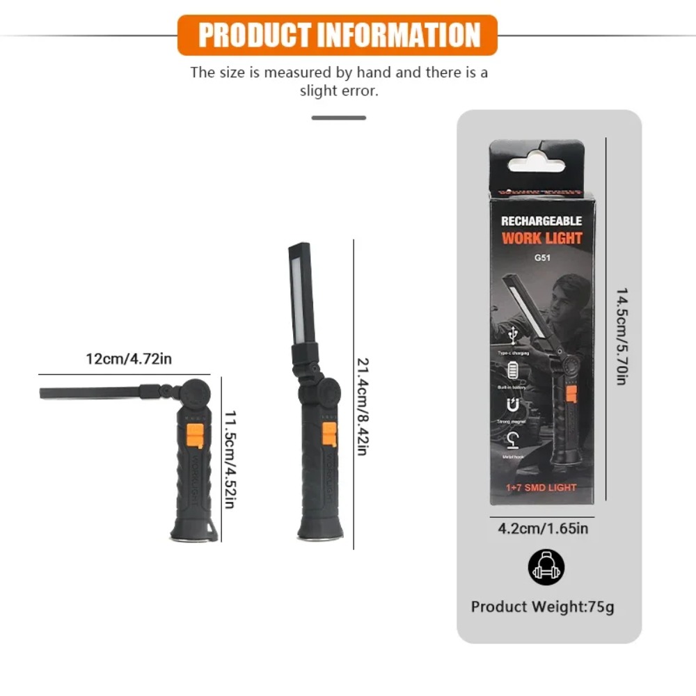 Portable COB LED Flashlight US - Outdoor Lighting Ideas ulasan dan harga