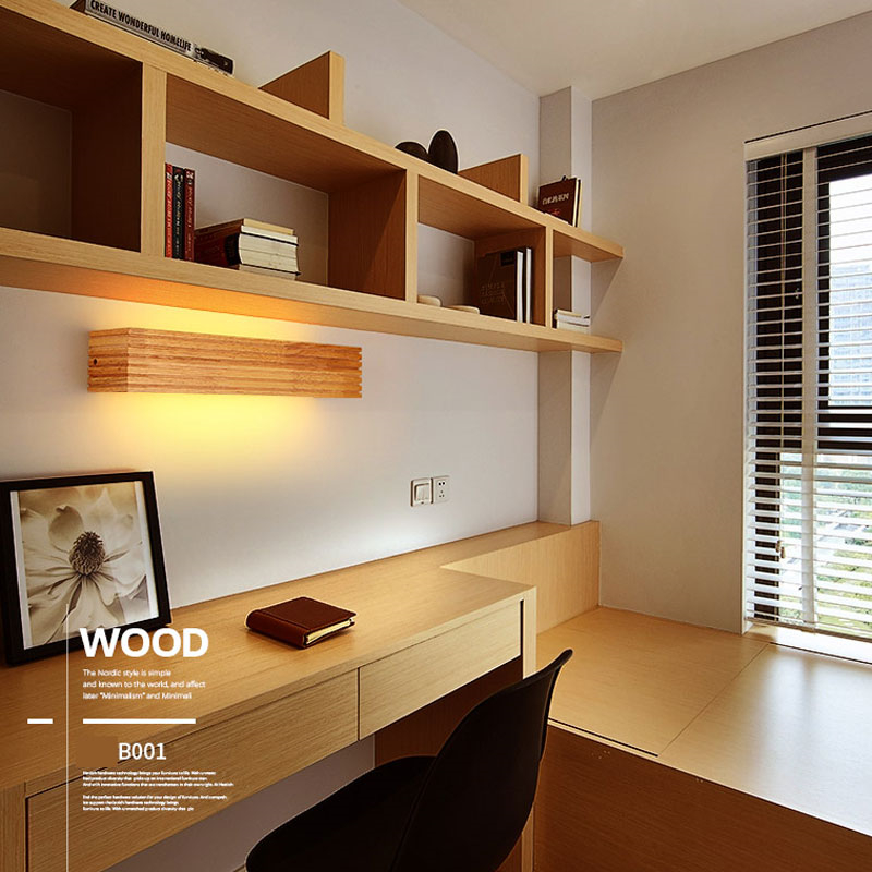 Modern Japan Style Led Oak woo - Outdoor Lighting Up And Down ulasan dan harga