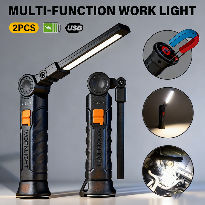 Portable COB LED Flashlight US - Outdoor Lighting Lumen ulasan dan harga