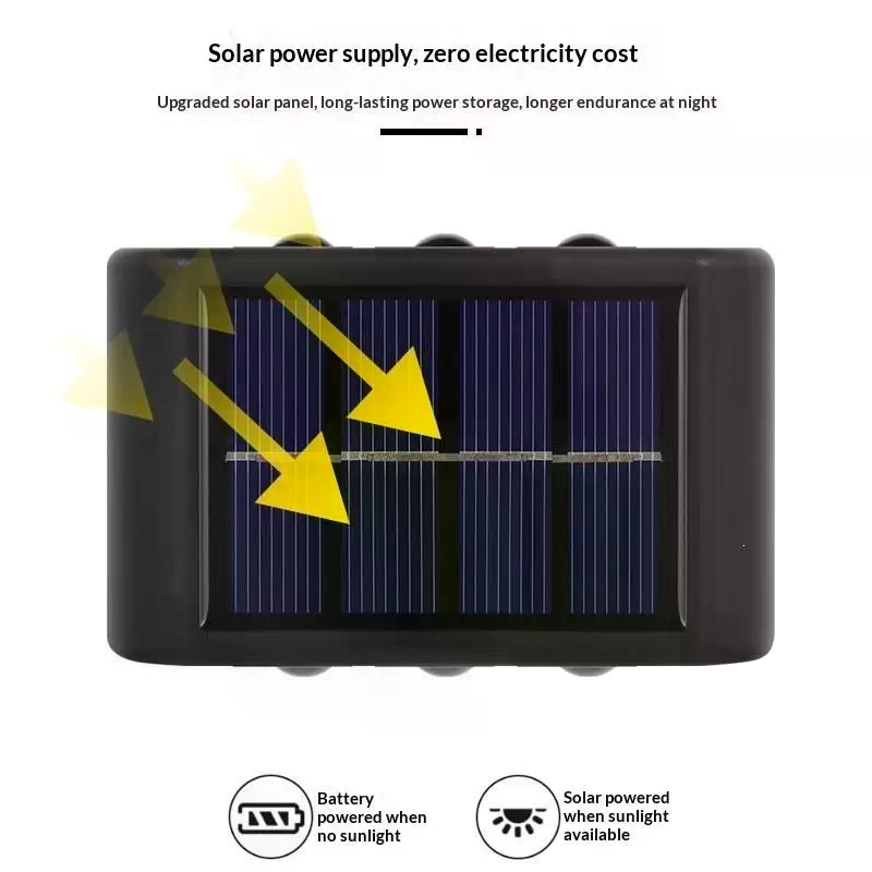 Solar Wall Lamp Outdoor Waterp - Outdoor Lighting Up And Down ulasan dan harga