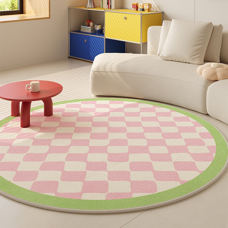 Round Macaron-colored Plaid Li - Outdoor Lighting Online ulasan dan harga