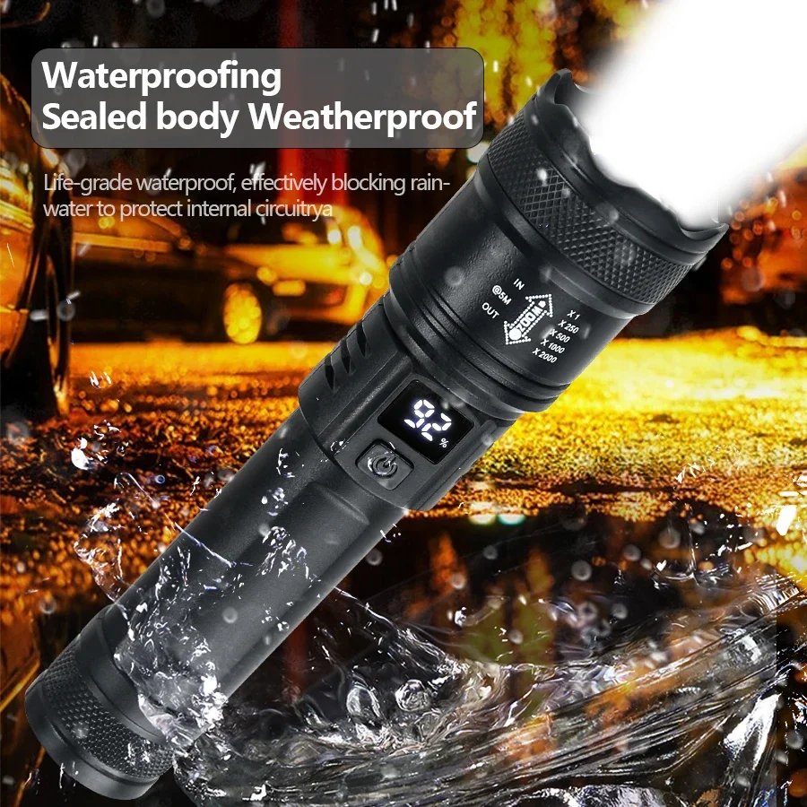 9900LM Powerful LED Flashlight - Outdoor Lighting Ideas ulasan dan harga