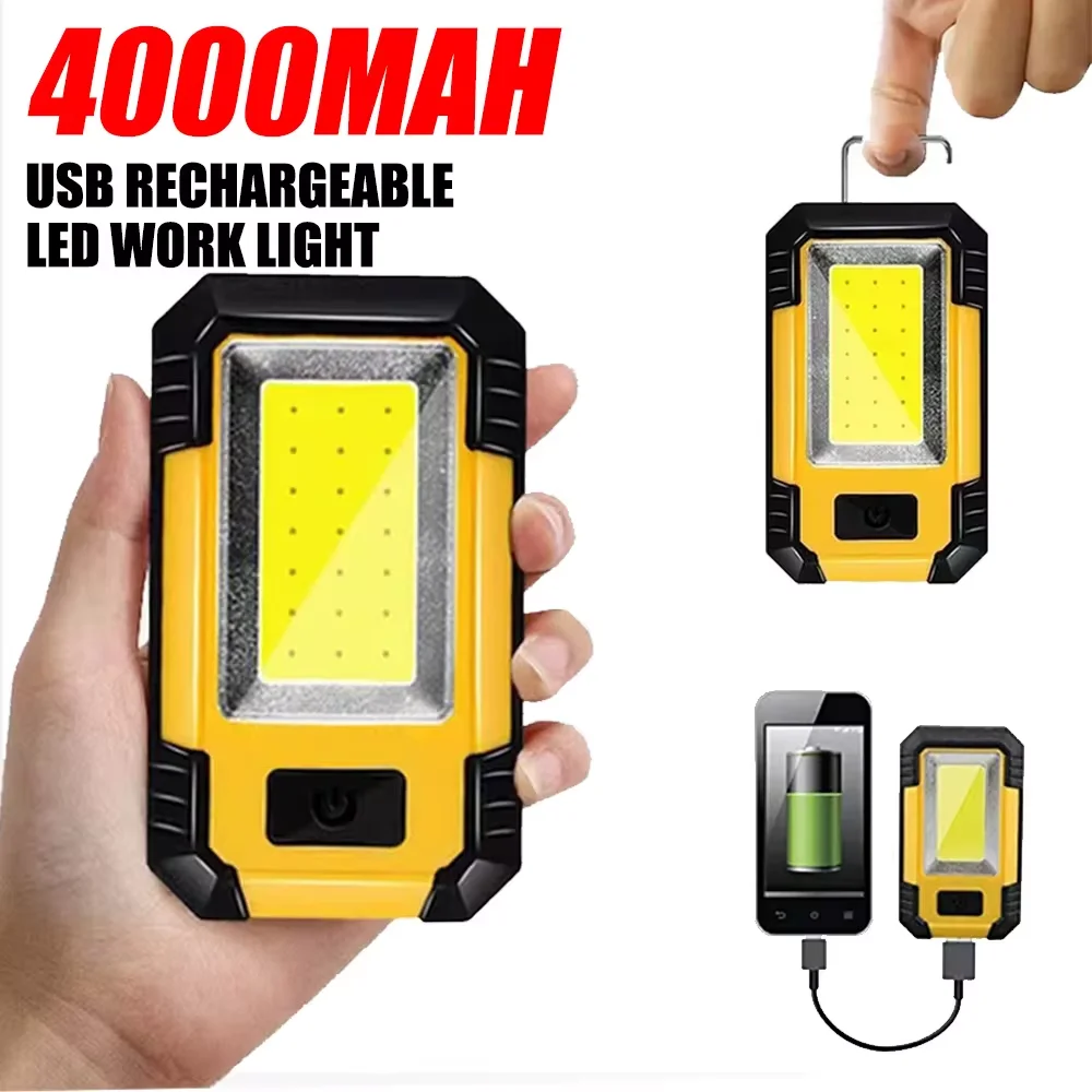 Rechargeable 4000MaH Work Ligh - Outdoor Lighting Lumen ulasan dan harga