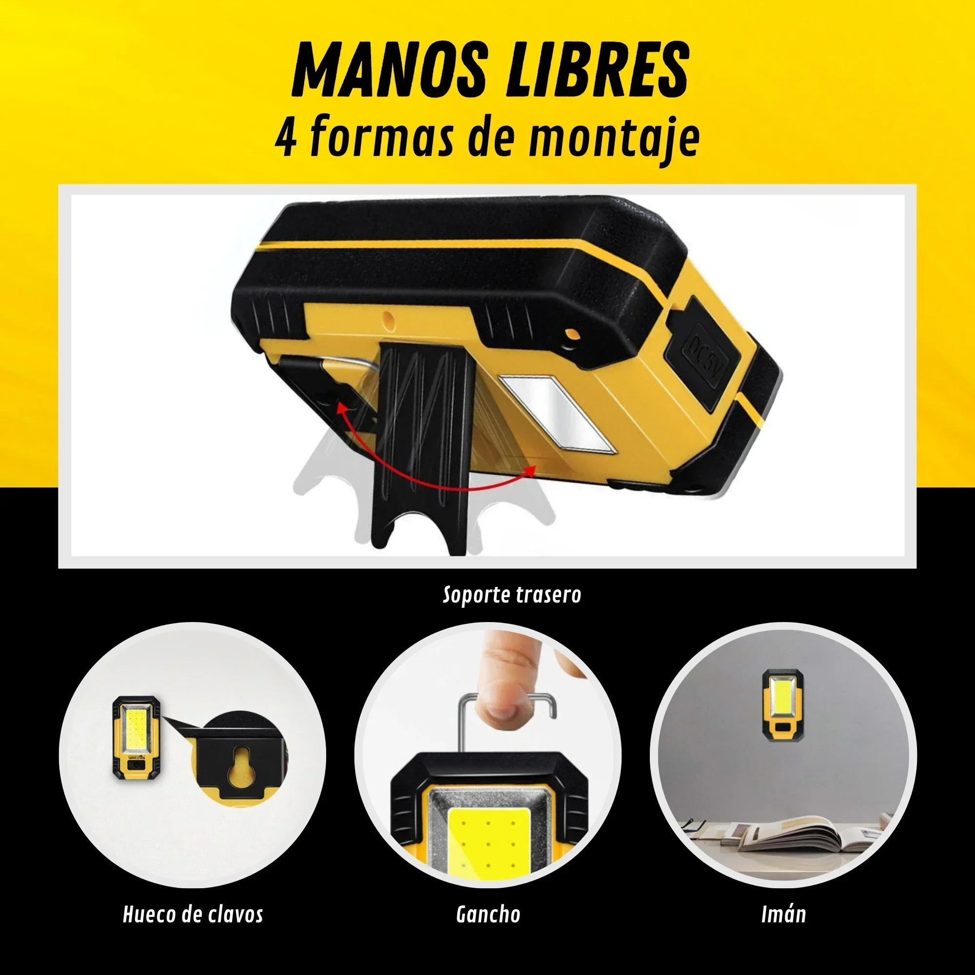 Rechargeable 4000MaH Work Ligh - Outdoor Lighting Lumen ulasan dan harga