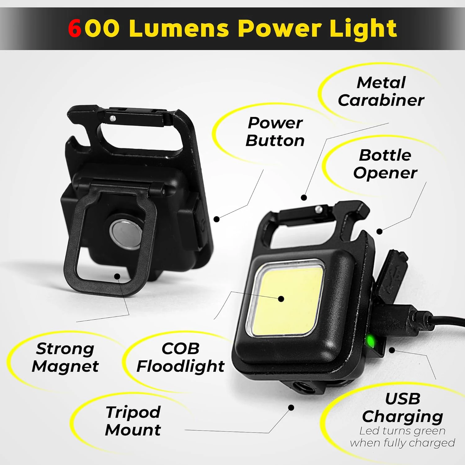 Portable Keychain Light Mini M - Outdoor Lighting For Camping ulasan dan harga