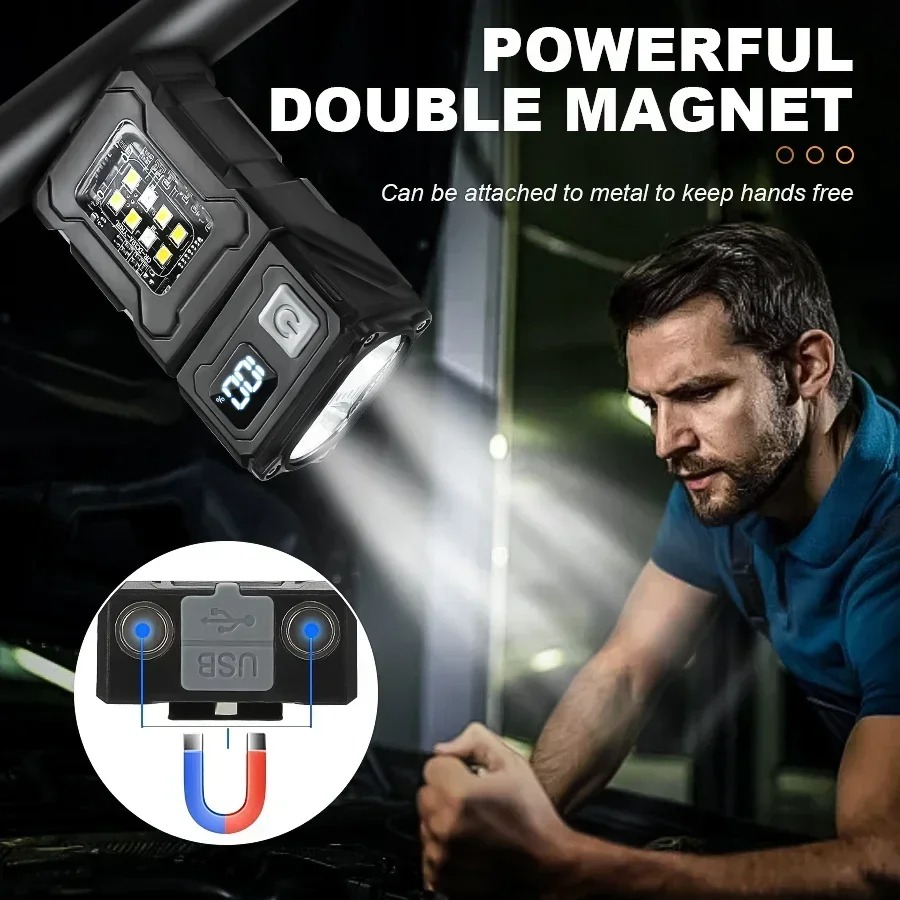 Mini USB Recharge LED Flashlig - Outdoor Lighting Lumen ulasan dan harga