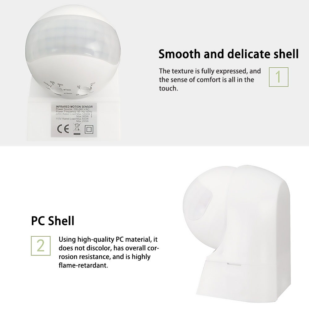 220V Outdoor Waterproof Wall-m - Outdoor Lighting Motion Sensor ulasan dan harga