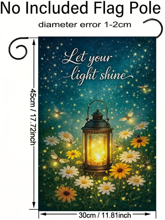 Garden Flag 12x18 Inch, Let Yo - Outdoor Lighting For Your Yard ulasan dan harga