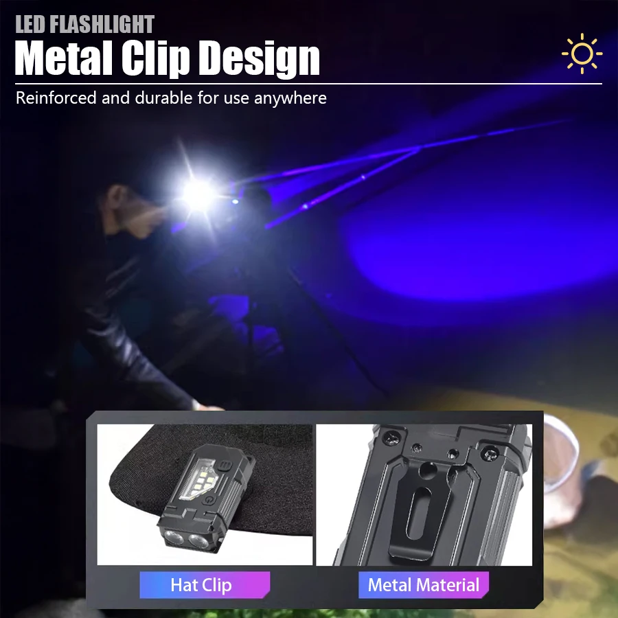 Mini Keychain EDC Flashlight - - Outdoor Lighting Lumen ulasan dan harga