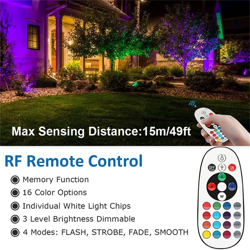 RGBW Landscape Lighting 10W wi - Outdoor Lighting Ip65 ulasan dan harga