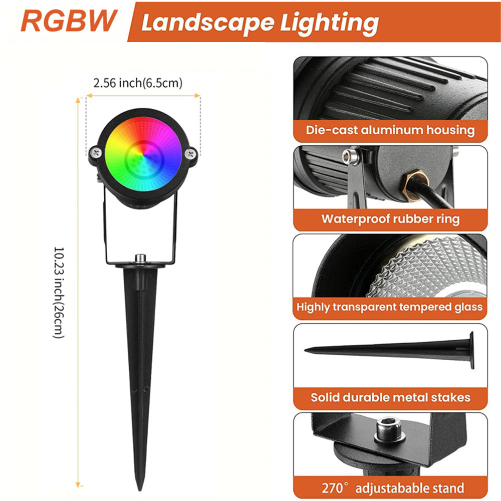 RGBW Landscape Lighting 10W wi - Outdoor Lighting Ip65 ulasan dan harga