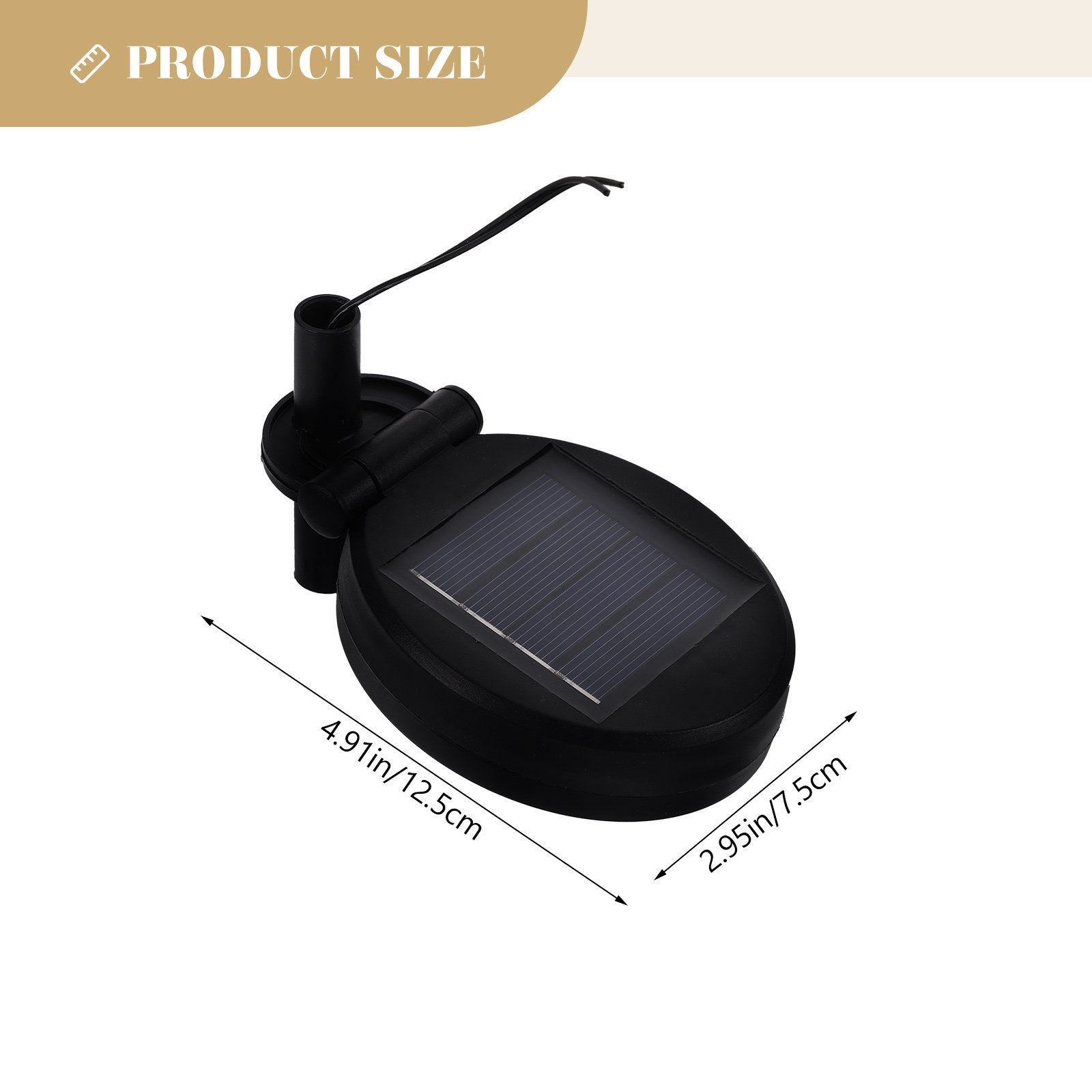 2 Pcs Mini Solar Panel Light R - Outdoor Lighting Replacement Parts ulasan dan harga