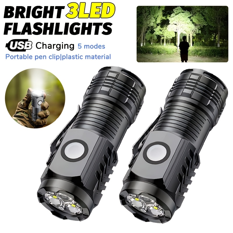 Portable Mini LED Handheld Fla - Outdoor Lighting Lumen ulasan dan harga
