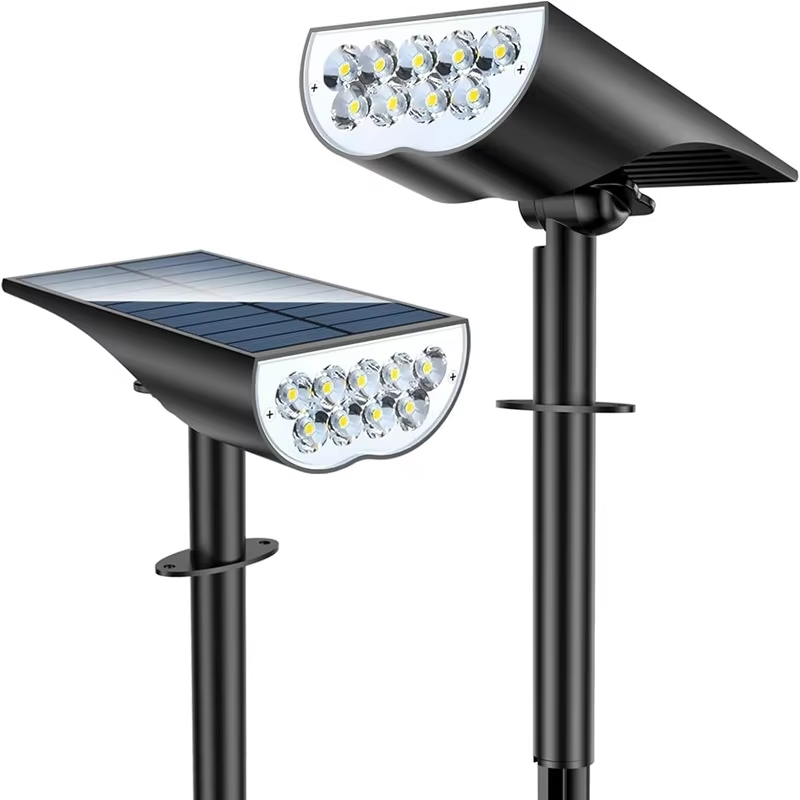 9 LED Solar Garden Spotlights  - Outdoor Lighting Ip65 ulasan dan harga