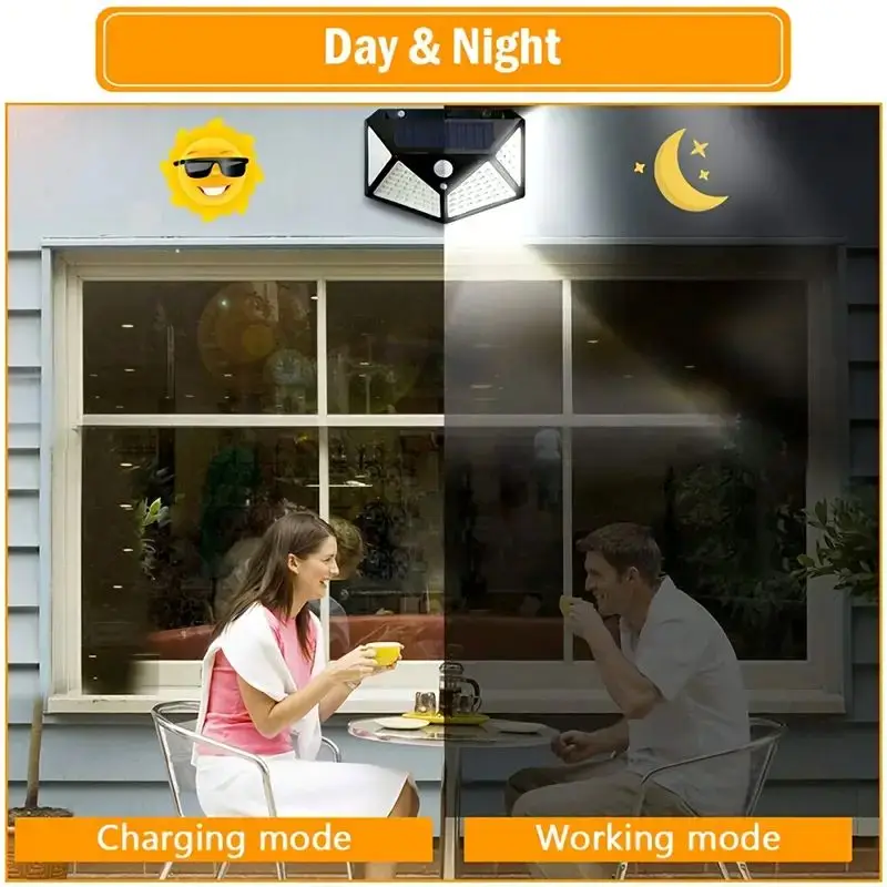 100LED Outdoor Solar Garden Li - Outdoor Lighting Motion Sensor ulasan dan harga