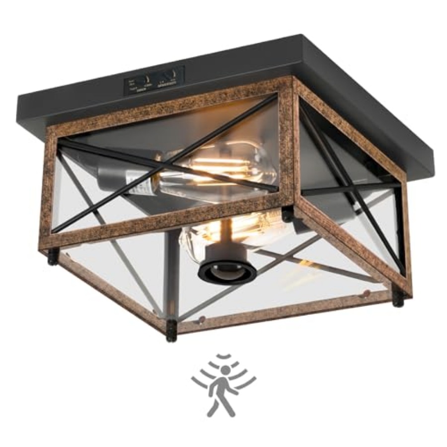 Outdoor Ceiling Light with Mot - Outdoor Lighting Motion Sensor ulasan dan harga