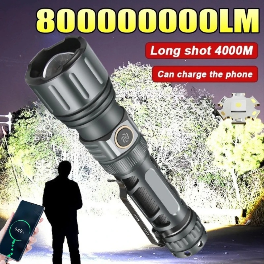 Super Bright Flashlight Portab - Outdoor Lighting For Camping ulasan dan harga