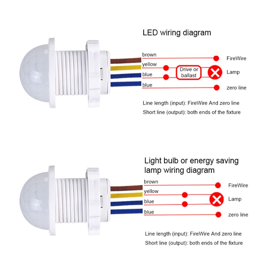 PIR Motion Sensor Detector Sma - Outdoor Lighting Motion Sensor ulasan dan harga