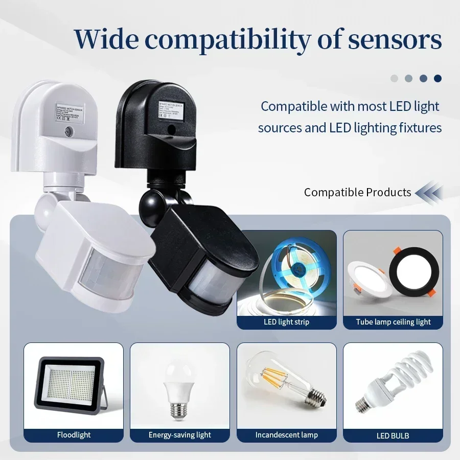 100-240V 12V PIR Motion Sensor - Outdoor Lighting Motion Sensor ulasan dan harga