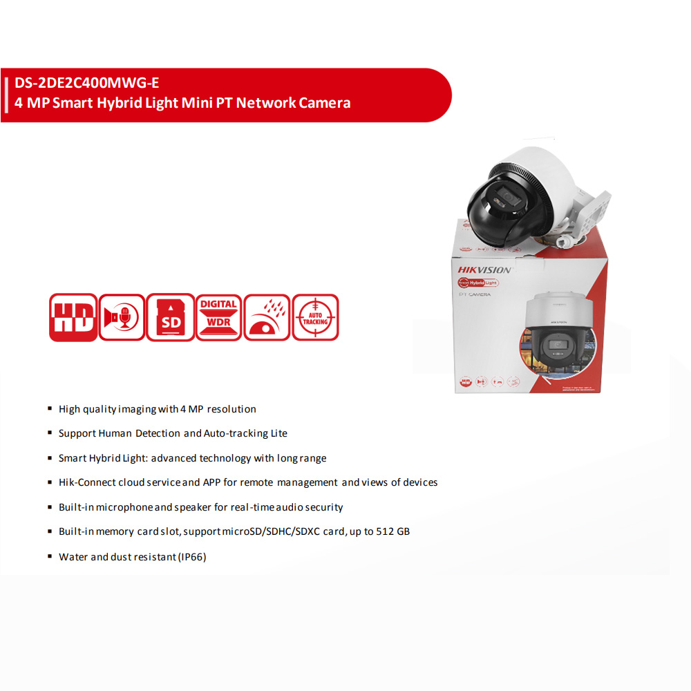 Hikvision PT Camera 4MP DS-2DE - Outdoor Lighting Track ulasan dan harga