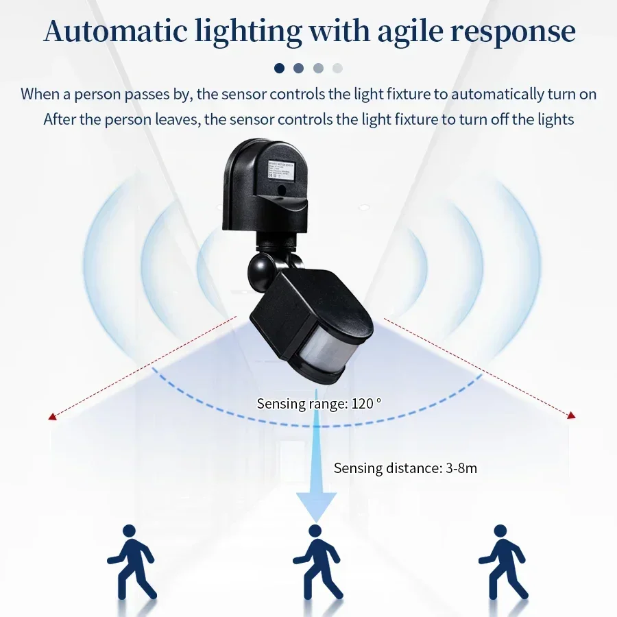 12V PIR Motion Sensor 110-240V - Outdoor Lighting Motion Sensor ulasan dan harga