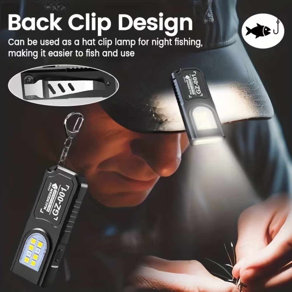 Mini COB LED Keychain Flashlig - Outdoor Lighting Lumen ulasan dan harga